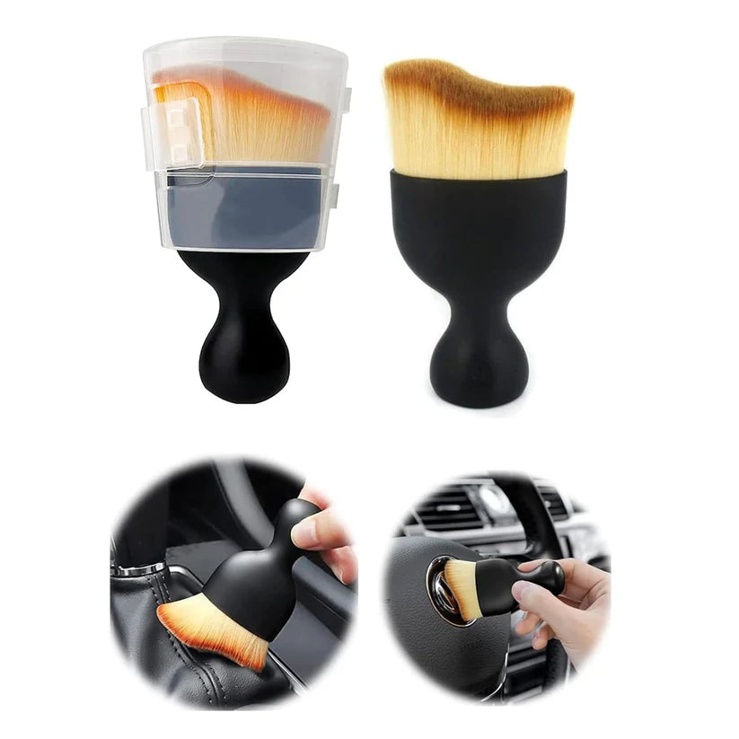 Mini soft car interior cleaning brush – dust removal tool (1 pc)