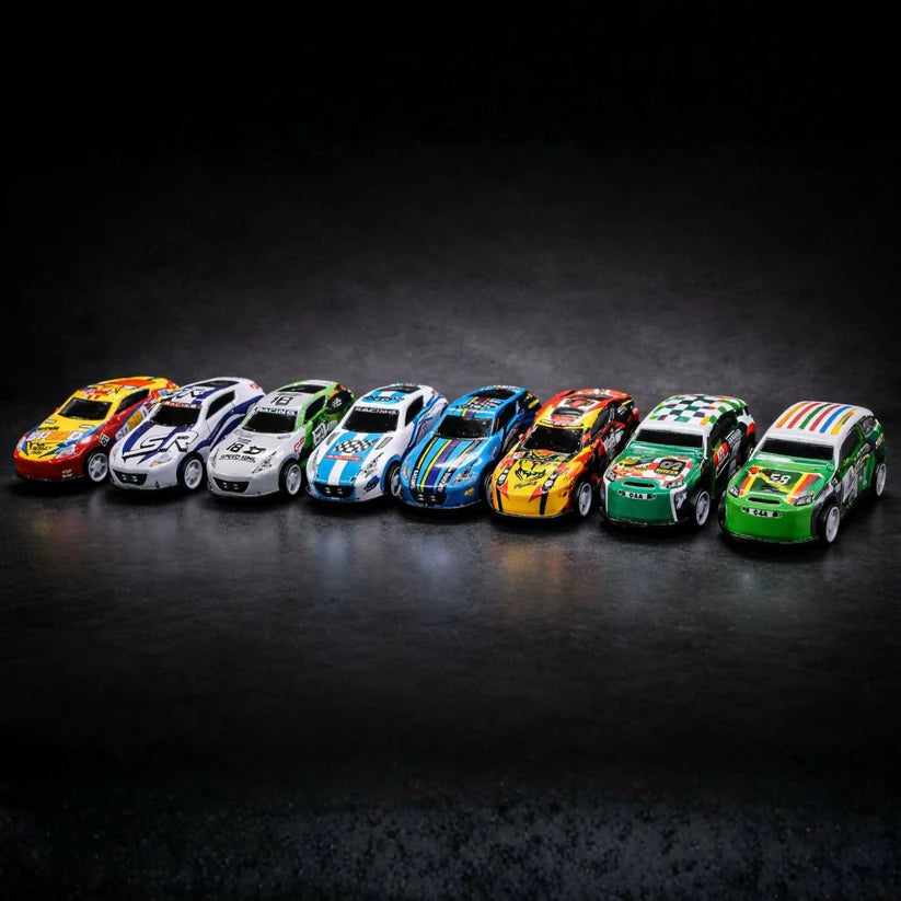 Premium metal racing car 10 pc set