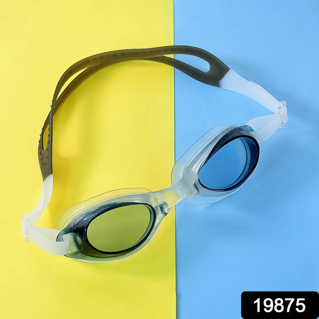 Konex anti-fog uv-protected swimming goggles for adults